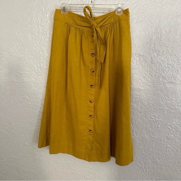 Madewell Paliside Midi Linen Skirt - Picture 11 of 12